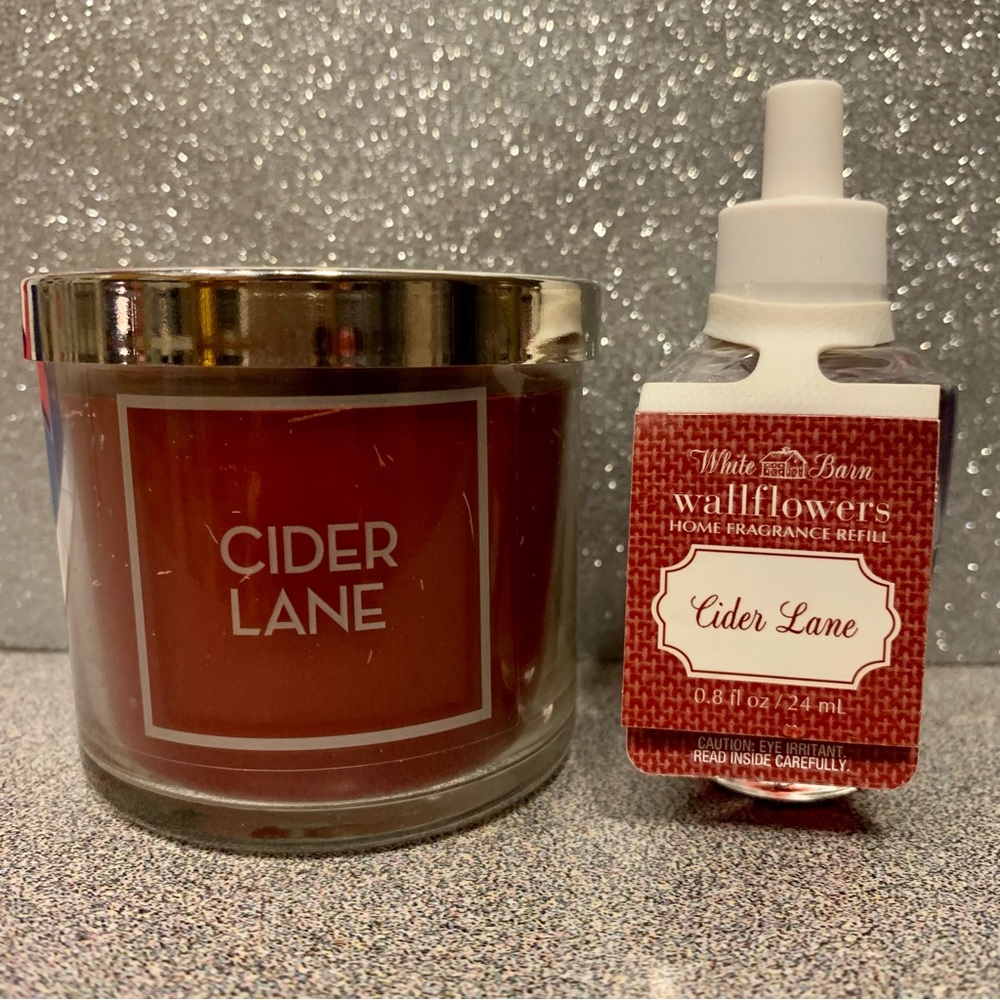 ✨Cider Lane Wallflower Bulb & 4oz candle✨